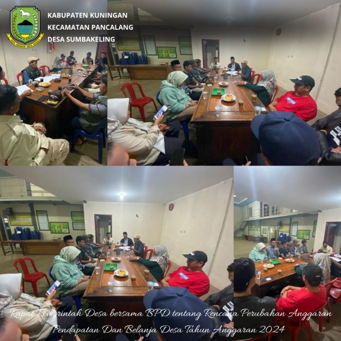 Rapat Pemerintah Desa bersama BPD